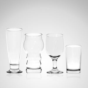 동아 ARi 부피 용기 유리제 4종 여러가지 모양의 투명한 그릇