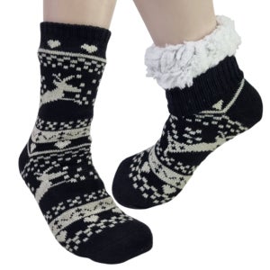 남자 양털 중목 3켤레 방한 보온 겨울 장목 양말