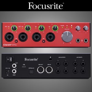 포커스라이트 클라렛 플러스 4PRE CLARETT+USB 오디오 인터페이스