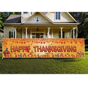 추수감사절 장식 현수막 배너 가로 3m 2종 땡스기빙현수막