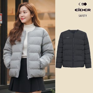 아이더 세이프티 여성 남성 숏패딩 경량패딩 라운드넥 겨울점퍼