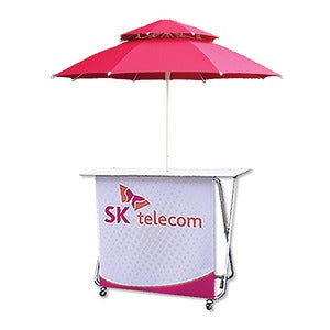 모바일부스 - 파라솔,아파트 상가 모델하우스 홍보부스