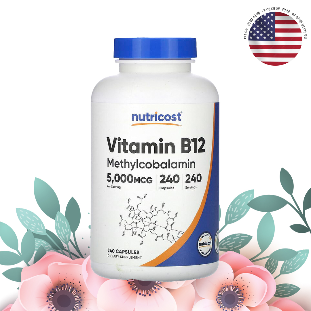 뉴트리코스트 비타민B12 <b>메틸코발라민 5000mcg</b> 240정