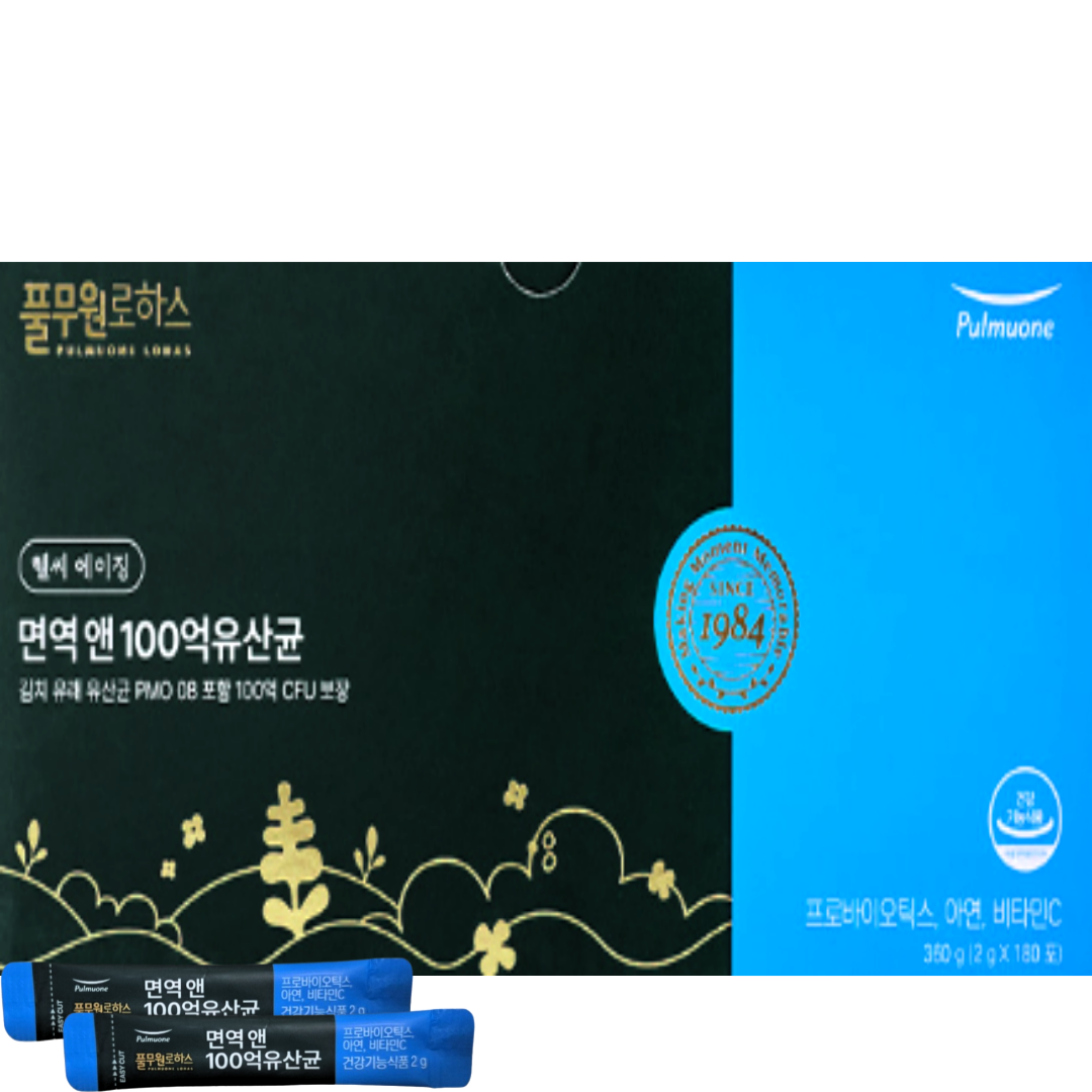 비바글로리 <b>풀무원로하스</b> 100억 면역 유산균 3개월분+촉촉한 핸드크림 80ml증정 장건강