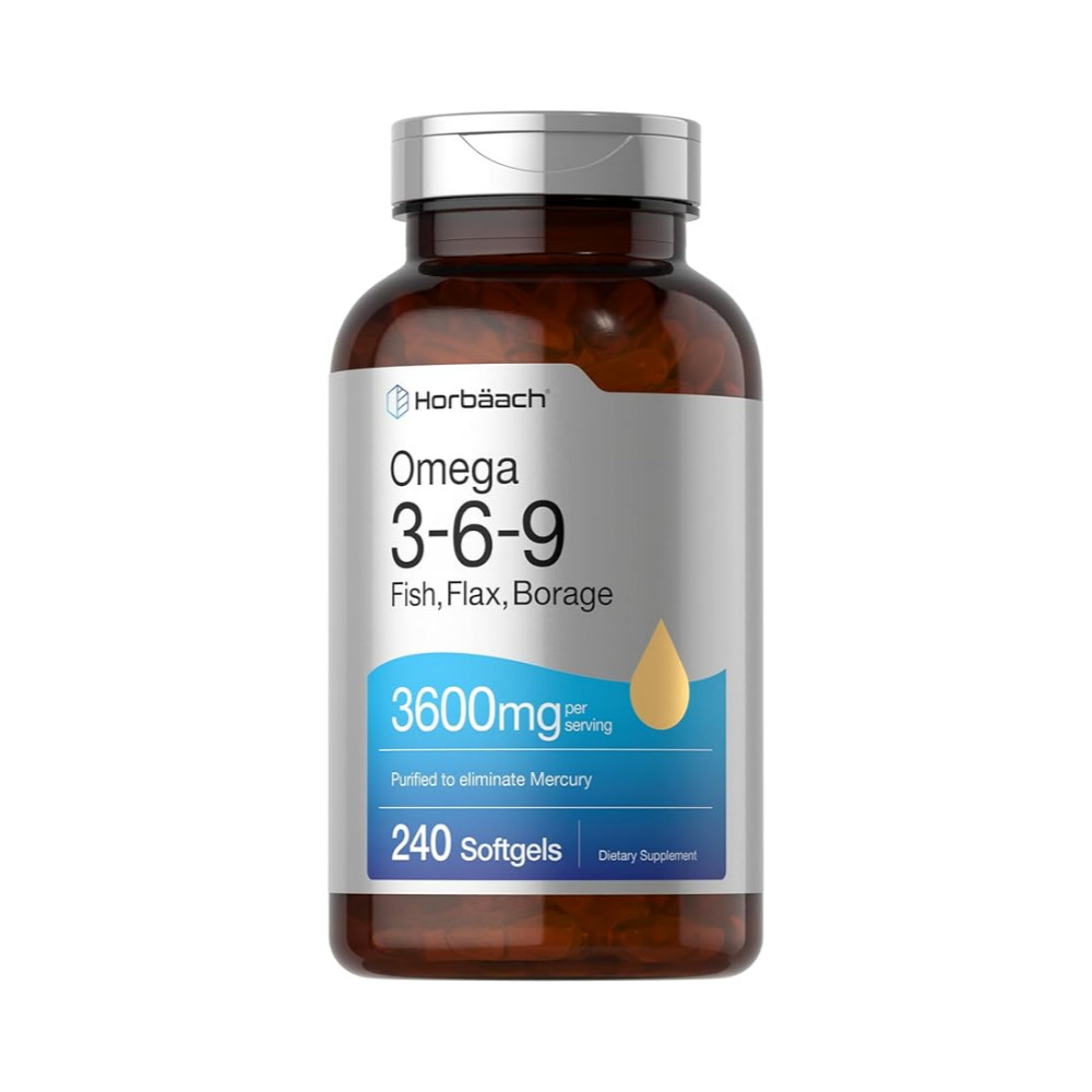 호바흐 <b>오메가 3</b> <b>6</b> <b>9</b> 피쉬 <b>플랙시드</b> 보라지 <b>오일</b> 240캡슐 감마리놀렌산 보라지유, 1통