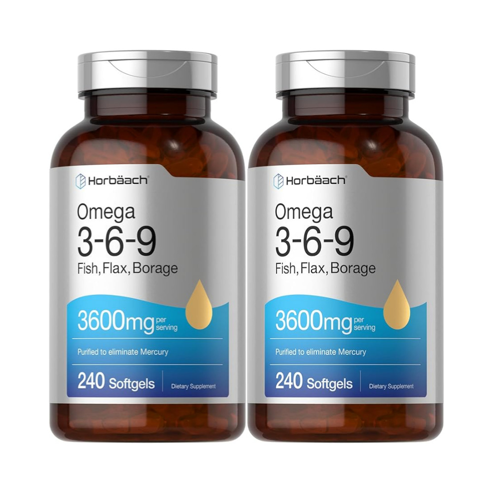 호바흐 <b>오메가 3</b> <b>6</b> <b>9</b> 피쉬 <b>플랙시드</b> 보라지 <b>오일</b> 240캡슐 감마리놀렌산 보라지유, 2통