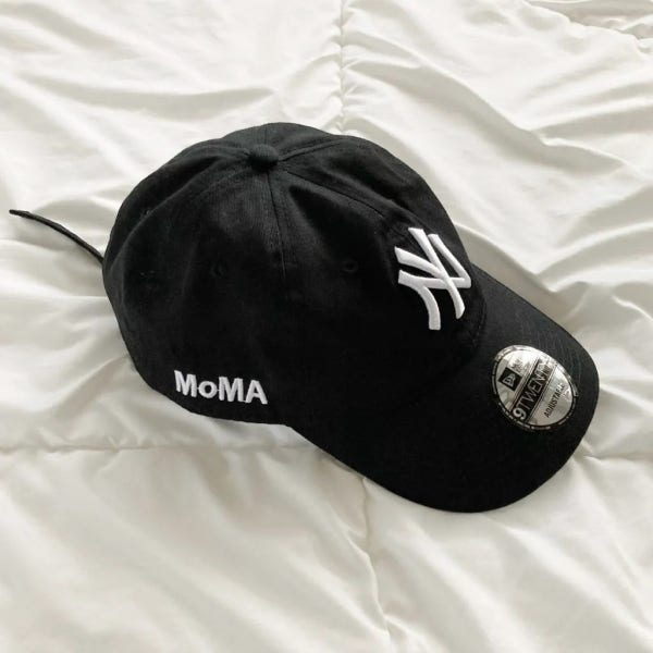 마이프로덕트. 모마 뉴에라 MoMA New Era 모자 뉴욕 양키즈 엠엘비 로고 볼캡 NY MLB 300012