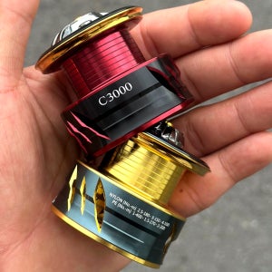 하이텐 3000LBD 시마노호환보조스풀 테크늄 데스피나 하이퍼포스 라리사 파이어블러드 골드