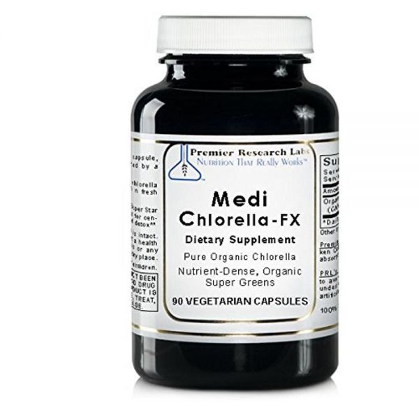 Medi-Chlorella-FX 90 캡슐 채식주의자 제품 <b>프리미엄</b> 퀄리티 클로렐라 영양 밀도 <b>프리미어</b> 슈퍼 그린