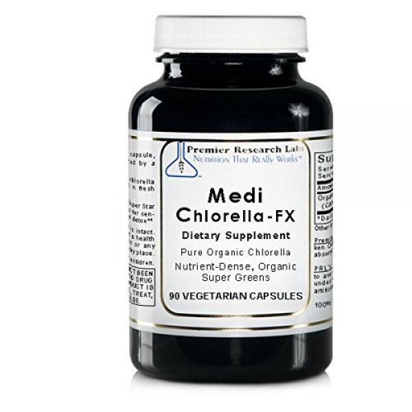 Medi-Chlorella-FX 90 캡슐 채식주의자 제품 <b>프리미엄</b> 퀄리티 클로렐라 영양 밀도 <b>프리미어</b> 슈퍼 그린