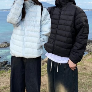 남자경량패딩 커플패딩 깔깔이패딩 남성겨울점퍼
