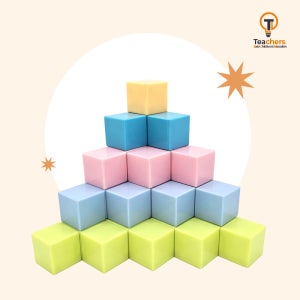 티처스 자석블럭 프리미엄 마그네틱 큐브 블럭놀이(85 PCS) 유아교구 어린이집 장난감