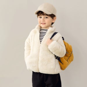 유니프랜드 플러피안 플리스 집업 점퍼 아동 주니어 초등 외출복 아우터