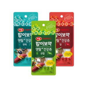 밥이보약 덴탈플러스 건강츄 관절+면역+장 (12gx3) 강아지덴탈껌