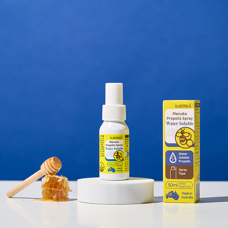 마누카 <b>프로폴리스</b> 스프레이 워터솔루블 호주직수입 수용성 50ml, 1개
