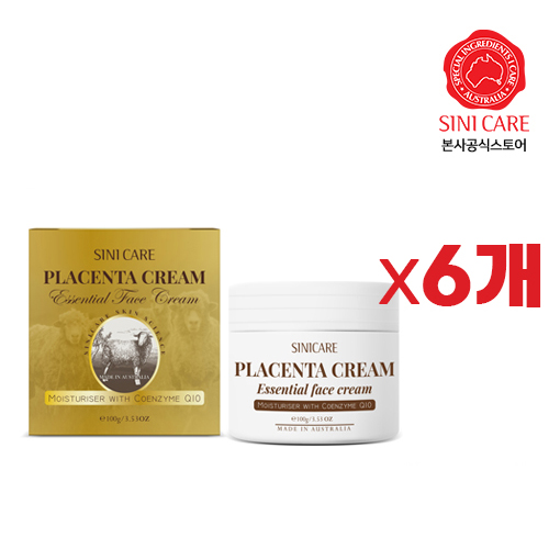 <b>시니케어</b> 플라센타 양태반 크림 100g x 6개 Placenta Cream
