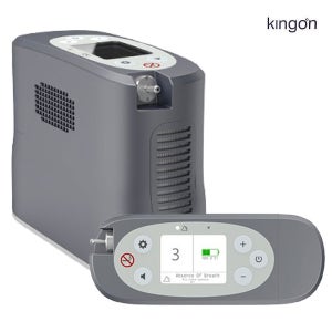 kingon 휴대가능한 의료용 산소발생기 P2-E 의료기기 FDA 승인 산소농도 90이상