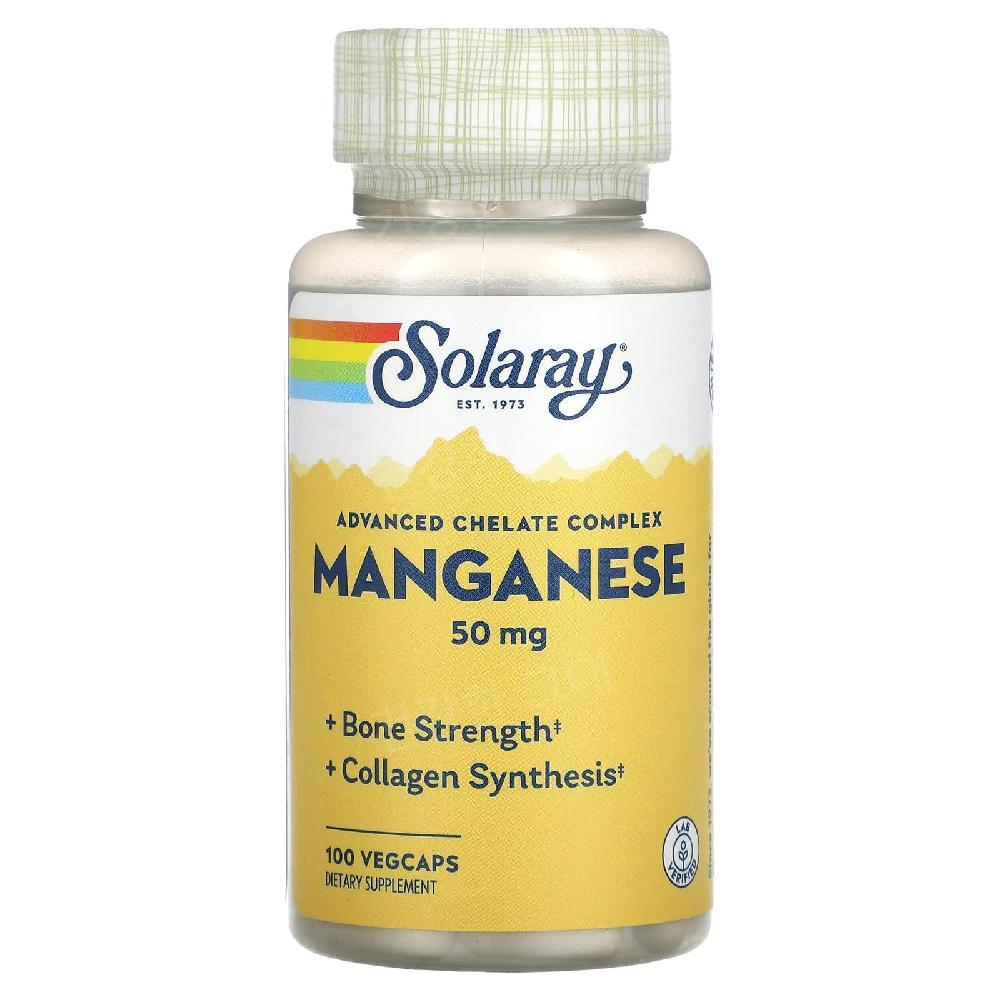 솔라레이 망가니즈 <b>망간 50mg</b> 100캡슐 Manganese