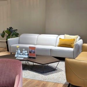 나뚜찌에디션스 리마 라이트그레이지 4인 가죽소파