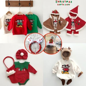 크리스마스 아기옷 돌 백일 산타옷 루돌프 아기 의상 90 유아 80 망또 망토 기모 모자