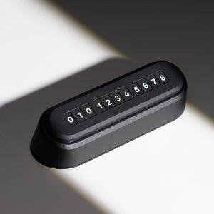 카브제 듀얼 주차번호판 차량용 자동차 연락처 알림판 새차선물 논슬립 패드 전화번호판 8줄