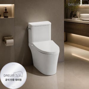 대림바스 CC735 림리스 치마형 투피스양변기 / 도기만, 부속옵션