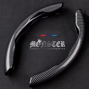 [행사] 카본핸들커버 bmw 벤츠 열선 탄소섬유 슬림 d컷 얇은 카니발 k5 논슬립 스팅어