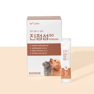 진정성 간 담낭 영양제 강아지 고양이 SAMe 밀크씨슬 간수치 간염 30포, 1개