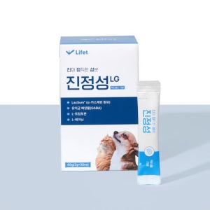 진정성 LG 카밍 영양제 강아지 고양이 락티움 가바 분리불안 멀미 30포, 1개