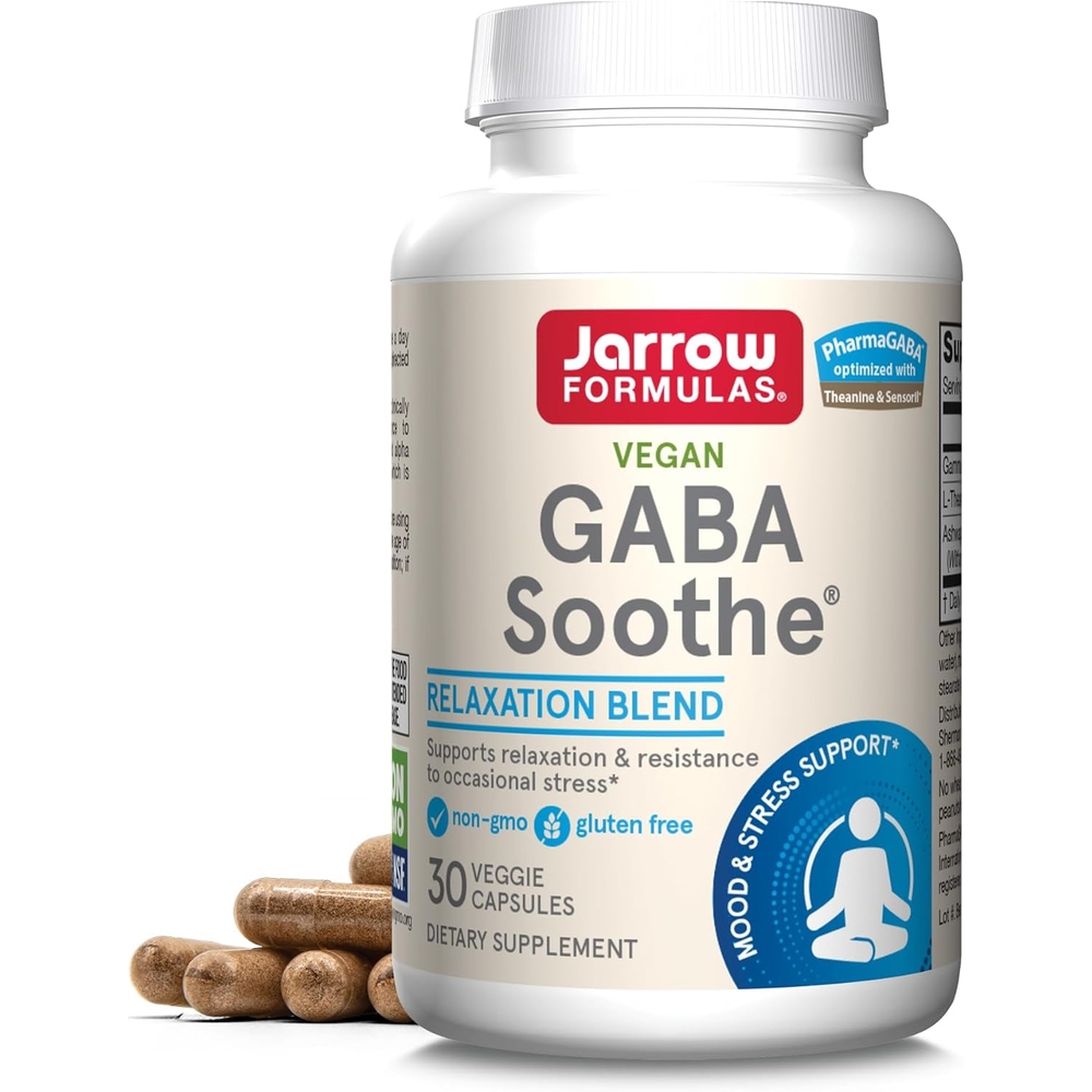 재로우 Jarrowformulas 가바<b>영양제</b> GABA <b>스트레스</b><b>영양제</b> 30정