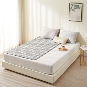 필스틴 휴대용 슈퍼싱글 전기매트 침대용 카본온열매트 크로스그레이