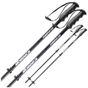 노르디카 MULTIGARA 길이 조절 (110-140) 카본 스키 폴 컴퍼델 OEM