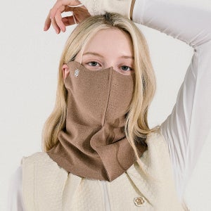 베일리화이트 겨울 방한 골프 마스크 자전거 러닝 라이딩 등산 운동 오토바이 안면 넥워머