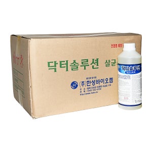 닥터솔루션 뿌리는 살균소독제 코로나소독제 살균소독수 1L, 15개