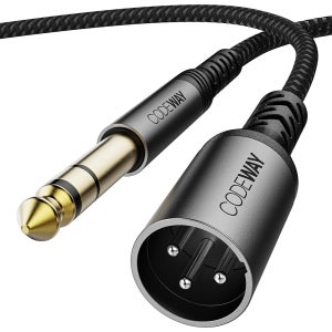 코드웨이 XLR(수) to 5.5 케이블 5m