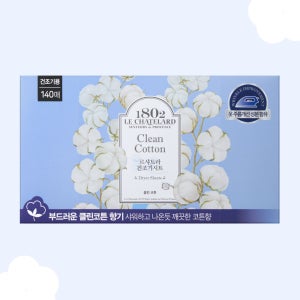 르샤트라 건조기용 드라이시트 클린코튼 140매
