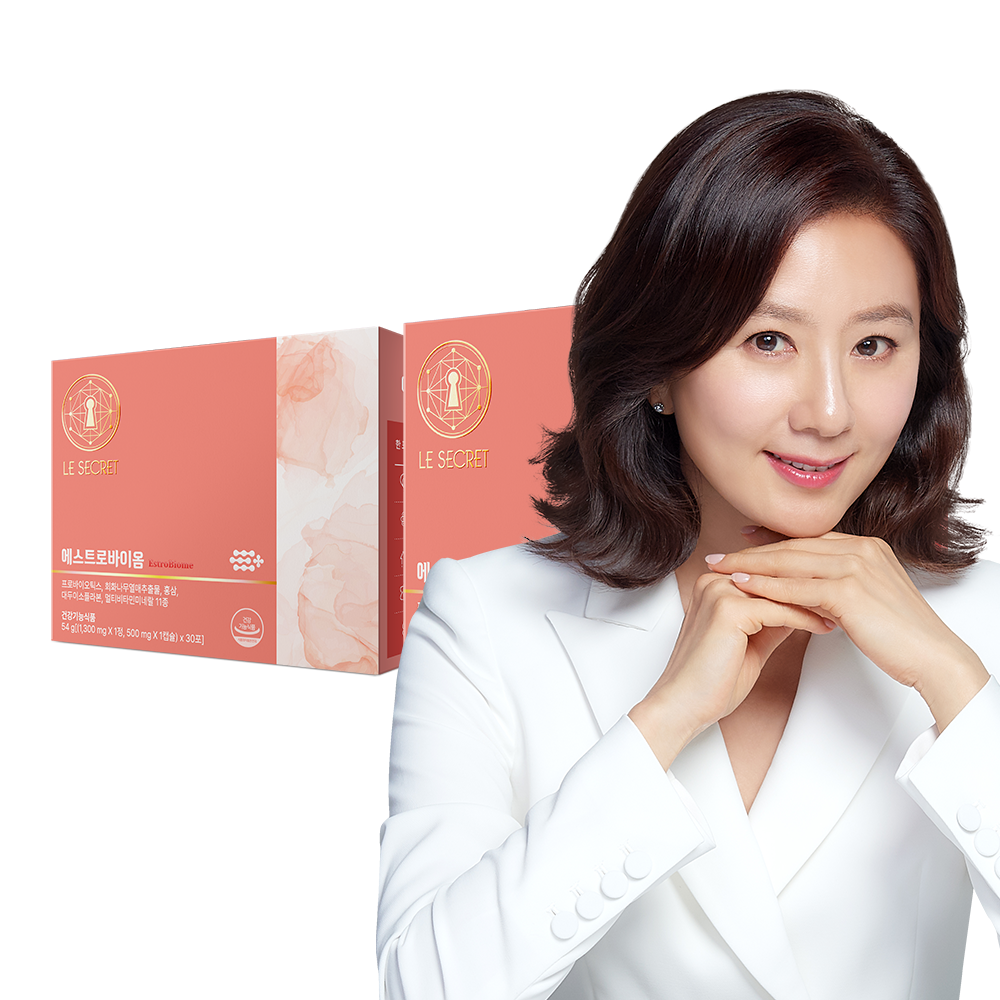 르시크릿 김희애 에스트로바이옴 2박스 2개월분 <b>회화나무열매추출물</b>