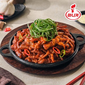 매콤 무뼈 닭발구이 냉동 600g 직화 불맛 매운 중독성 직화구이 매운닭발 캠핑 매콤한