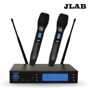 제이랩 JLAB ZR-A9200 무선마이크 2개 핸드헬드형 2채널