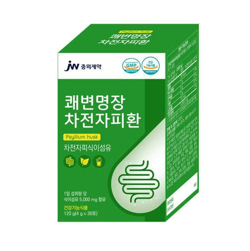 <b>JW중외제약 쾌변</b>명장 차전자피환 4g x 30포 15일분