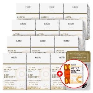 인테로 눈건강 루테인 지아잔틴 30캡슐, 12개