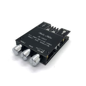 JS-1002T 블루투스 앰프 PCB 톤 조절기능 최대 100W x 2채널 TPA3116D2 오디오 스테레오 DIY스피커