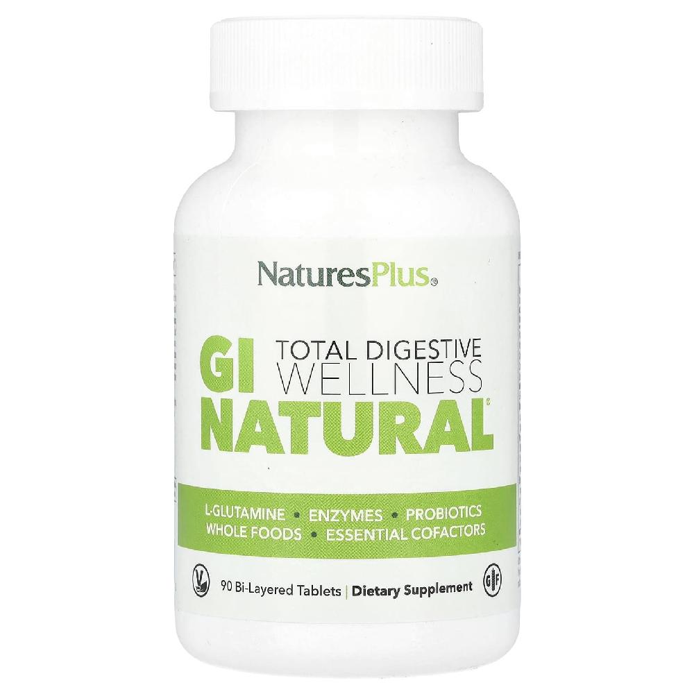 NaturesPlus (<b>네이처스플러스</b>) <b>소화</b>효소 비피도박테리움 GI 이중층 정제 90정