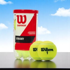 윌슨 챔피언쉽 테니스공 1캔 2개입 - ITF 공인 시합구 캔볼 유압구
