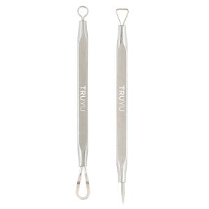 여드름 압출 바늘 코 비립종 피지 좁쌀 짜기 압출기 세트