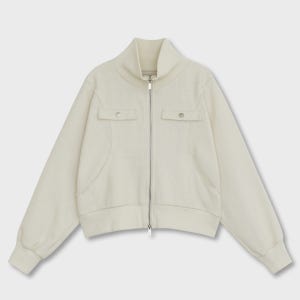 [오아이오아이컬렉션] 클래식 트위드 집업 [IVORY]