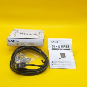 SB-32S, SANIL 엠프내장 반사형 빔 포토센서 새상품 박스O 설명서O [재고있음]