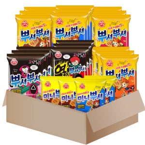 오뚜기 뿌셔뿌셔(불고기+바베큐+양념치킨+떡볶이+열+버터구이)각3개+미니(바베+불고)각2개