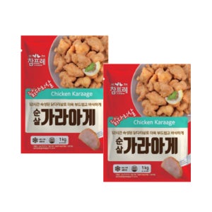참프레 순살치킨 가라아게 1kg+1kg