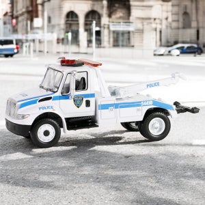 그린라이트 1:64 NYPD 인터내셔널 듀라스타 트럭 다이캐스트 밀리터리 미니어처 장난감
